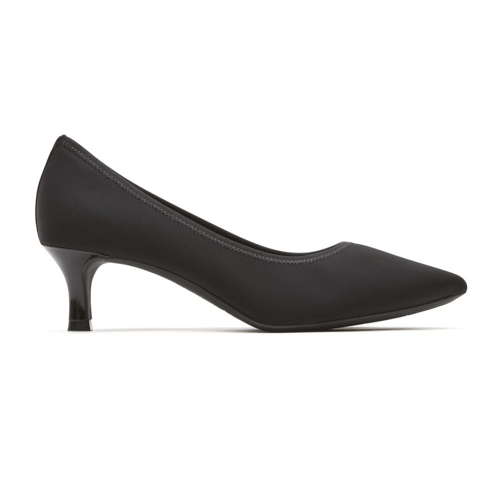 Rockport Total Motion Kaiya Heel - Womens Pumps - Black - NZ (MRT-473980)